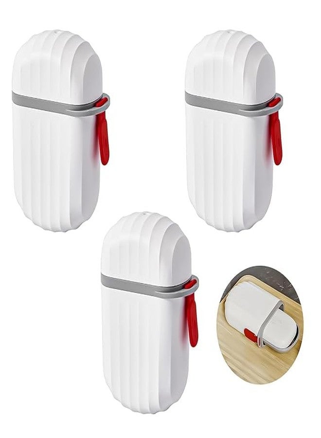 TASMAX Travel Soap Holder-Plastic Box | Travelling Accessories Waterproof Hand Wash Soaps Box, Leak Proof Portable Soap Dish Case [Pack of 3] - Image 1